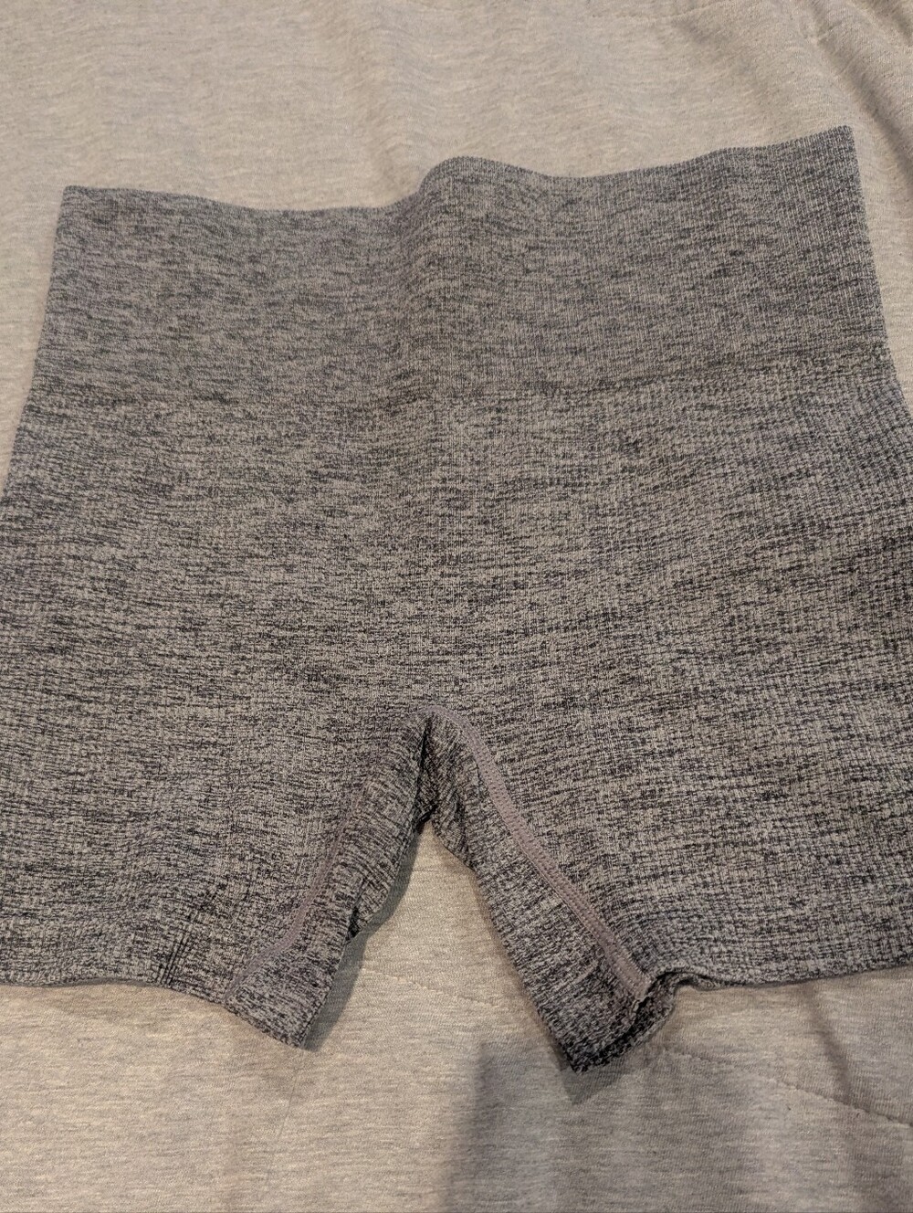 Colsie Gray Seamless High-Waist Bike Shorts